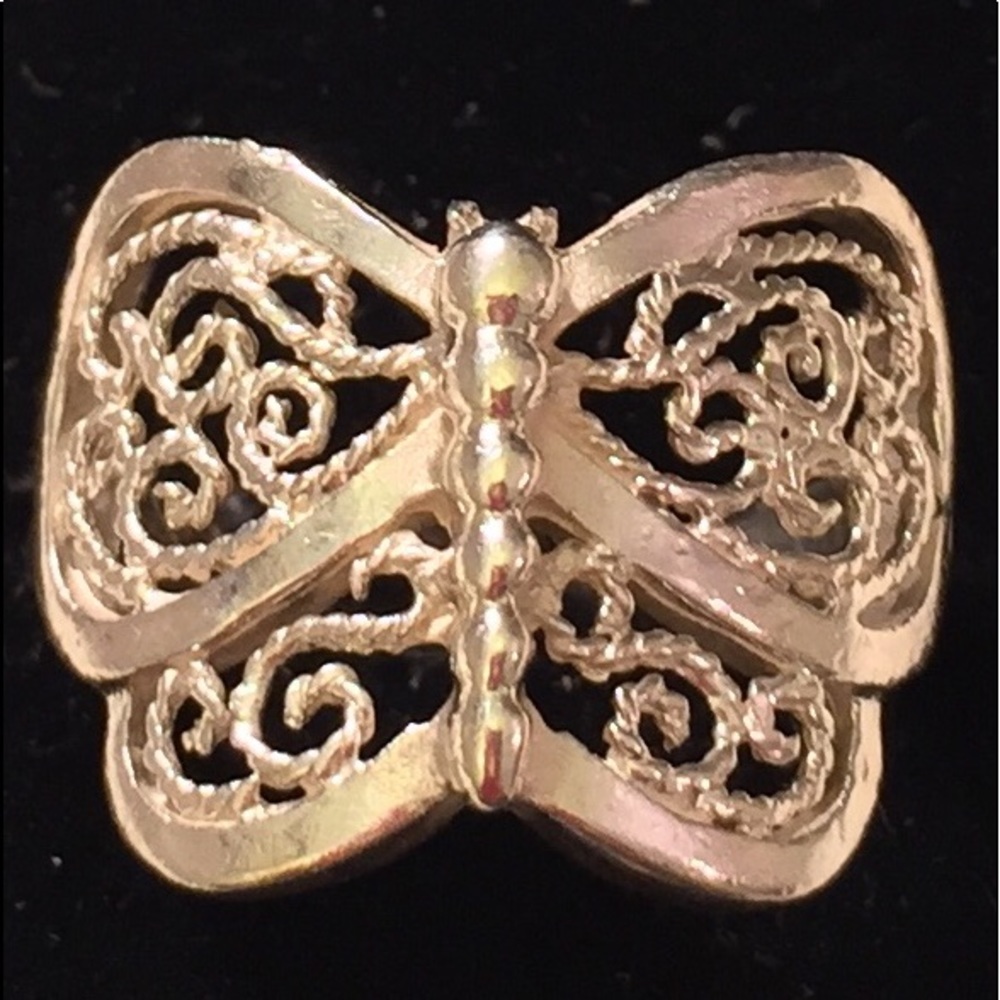 925 SterlingSilver Butterfly Ring sz 8.0